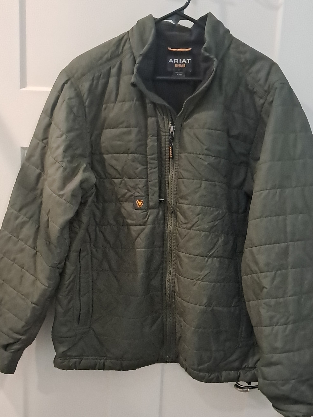 Ariat Men's Dark Olive Quilted Puffer Jacket